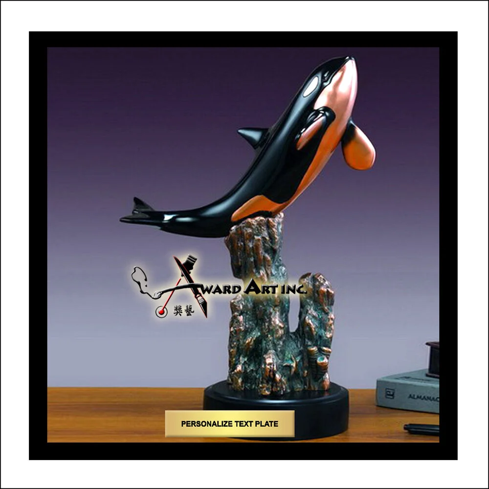 KILLER WHALE SCULPTURE TN52033 (ITEM#TN52033) — Award Art